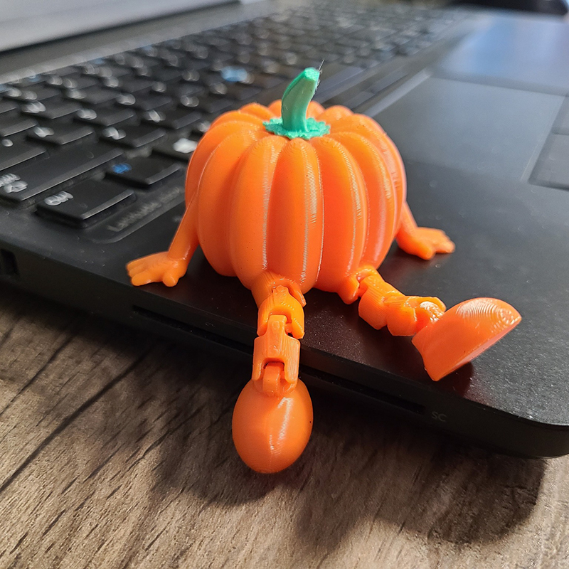 Articulated Pumpkin Pal – 3D Printed