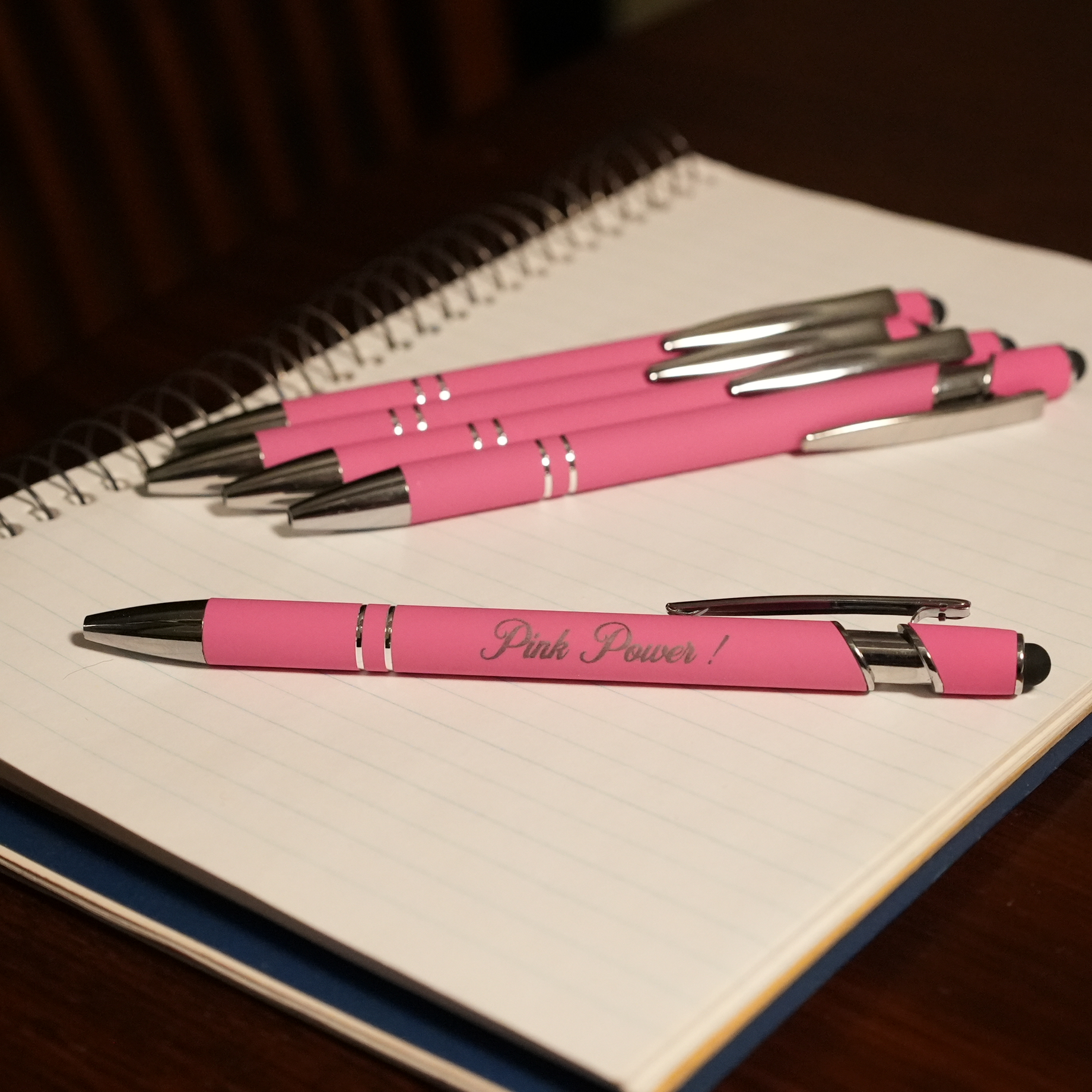 Pink Power Pen – Custom Engraved