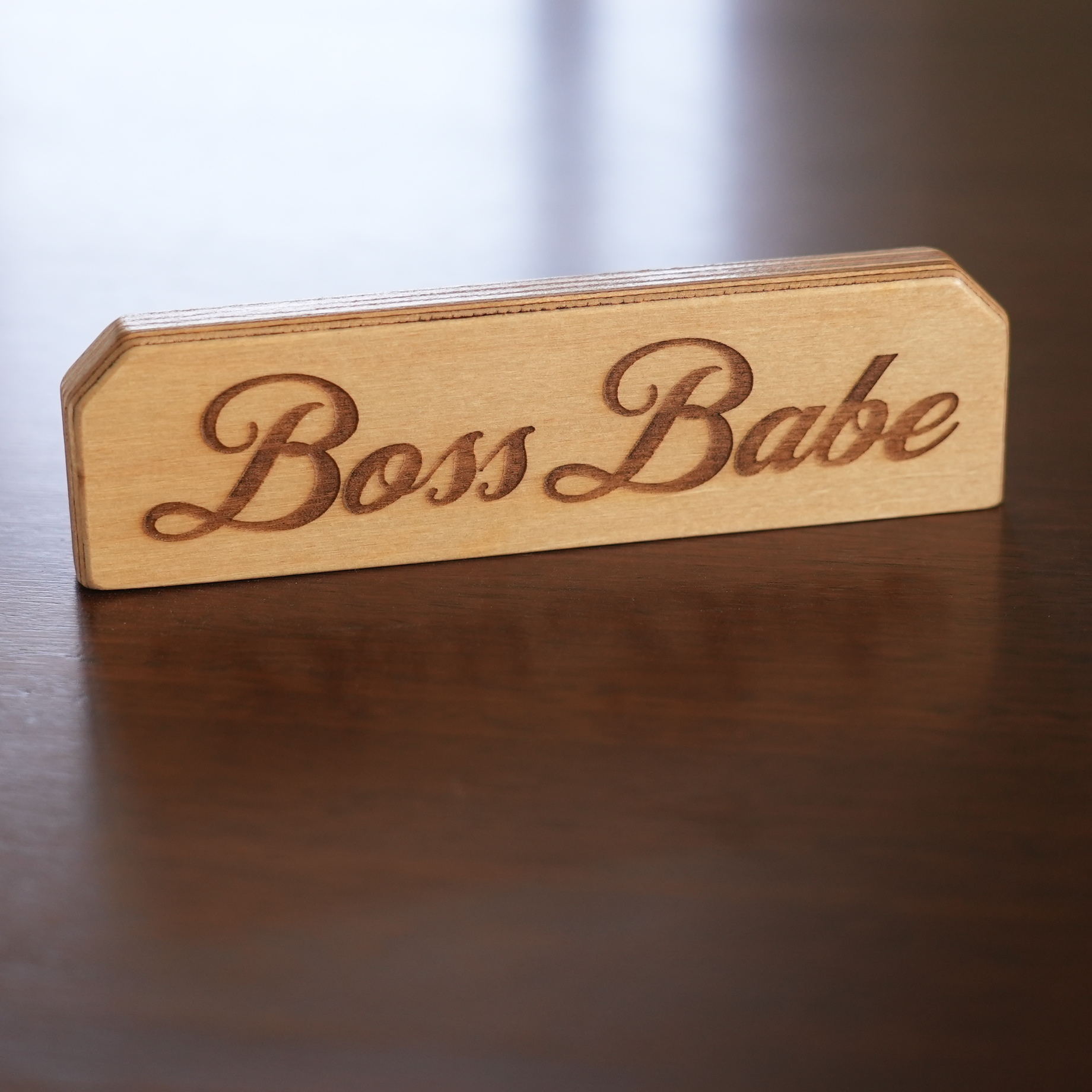 Boss Babe Sign / Desk Plate