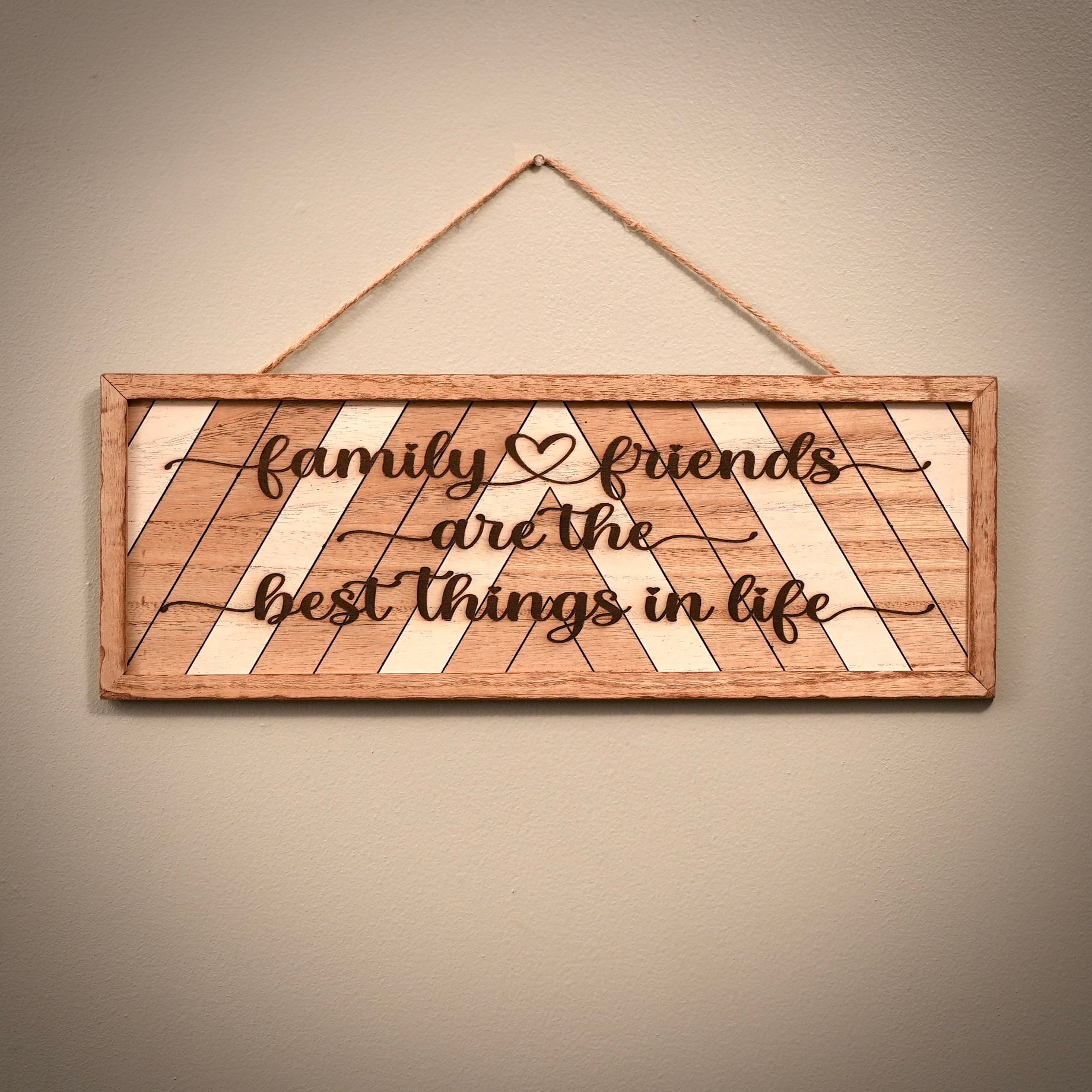 Family and Friends Wood Sign – Tribute To Fire Victims