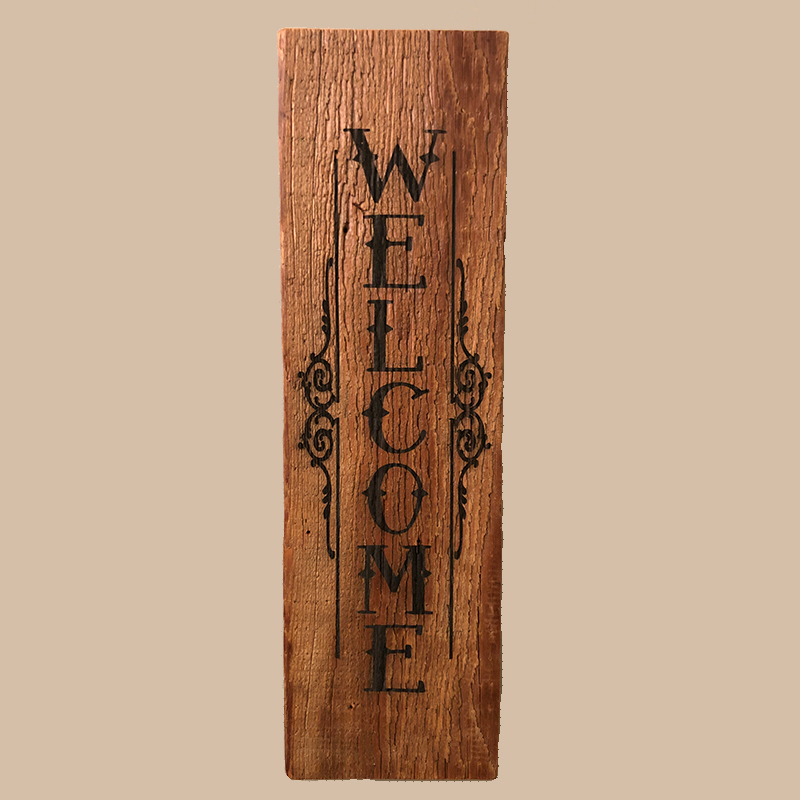 Welcome Sign – Reclaimed Wood